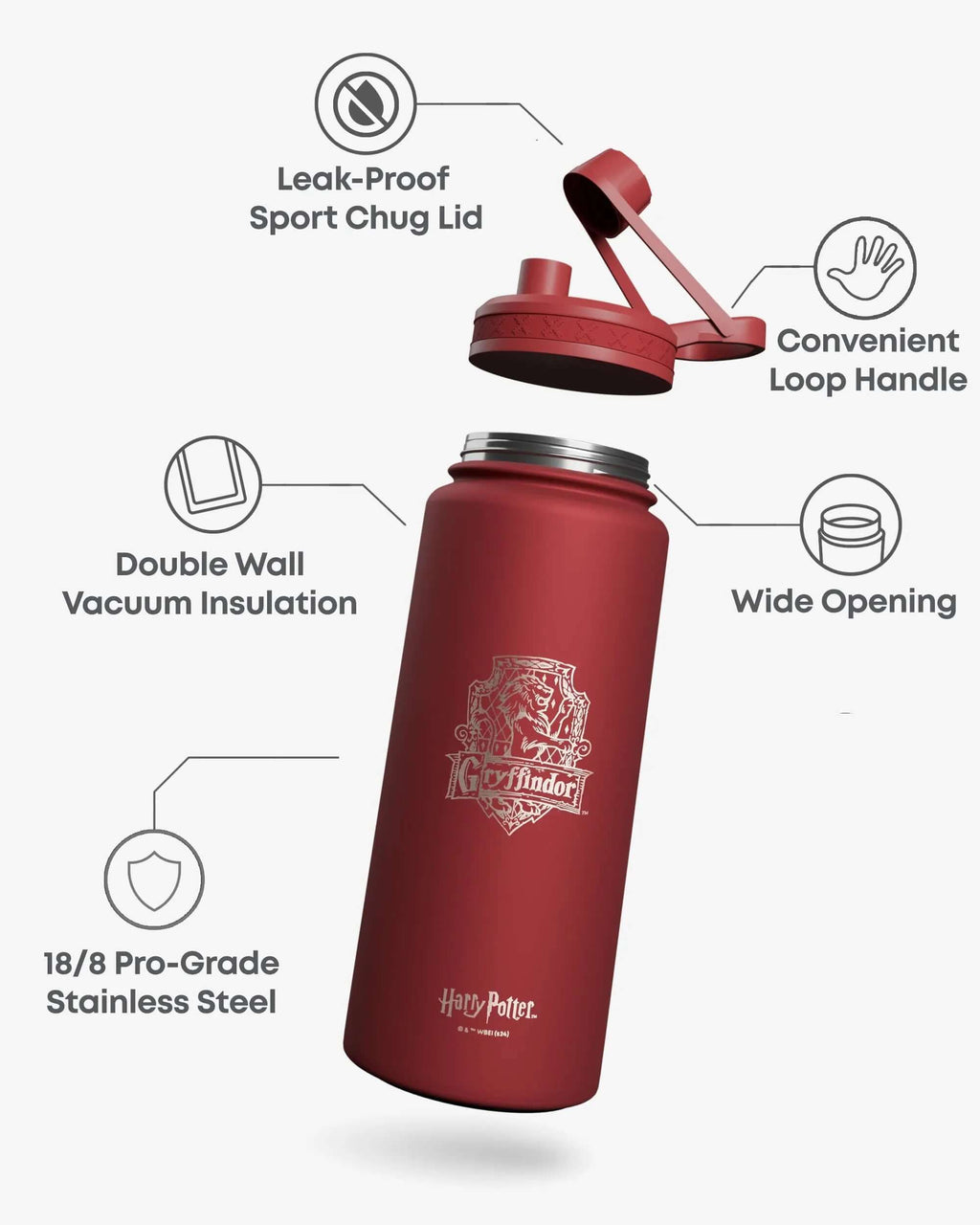 Bohtal Insulated Sports Bottle Gryffindor - image 2