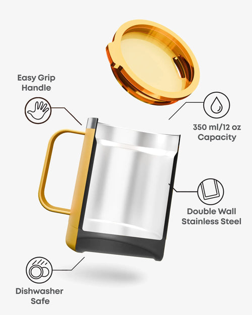 Bohtal Insulated Coffee Mug Hufflepuff - image 2