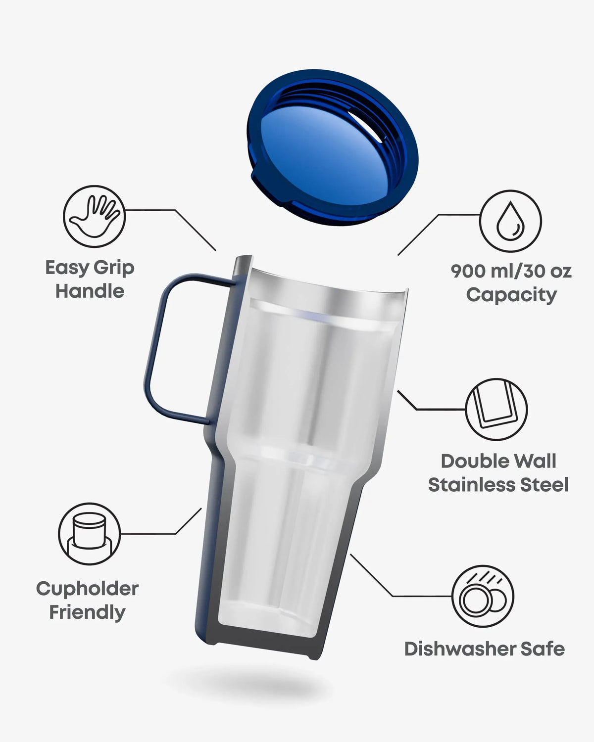 Bohtal Insulated Nomad Tumbler Ravenclaw - image 2