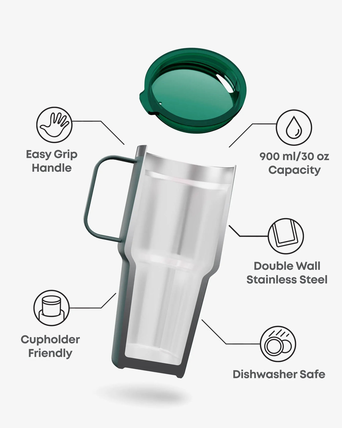 Bohtal Insulated Nomad Tumbler Slytherin - image 2
